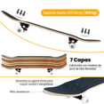 thumbnail image 4 of Patineta De Madera Skate Principiantes Adultos Adolescentes, 4 of 6