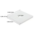 thumbnail image 2 of OUNONA Shower Cover Plate PVC Pipe Decorative Cover White Minimalist Design 1Set, 2 of 7
