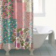 thumbnail image 4 of Pioneer Flower Floral Print Pattern Shower Curtain 72"x72" ,Bathroom Decorative Shower Curtains Set with 12 Hooks,Modern Waterproof Washable Shower Curtain, 4 of 6