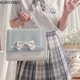 thumbnail image 4 of Bolso de mano transparente japonés para chica dulce, estilo preppy, para estudiante, bolso de escuela, bolso cruzado para mujer Y2k, 4 of 5