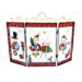 thumbnail image 3 of Christmas ConceptsÂ® Christmas Santa/Snowman Metal Fire Screen - Christmas Decor - Two (Medium 49cm Snowman), 3 of 9