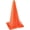 Fluorescent Orange, variant on Champion Sports High Visibility Plastic Cone for Athletics and Social Distancing, Assorted Colors, 9 Inch Set