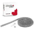 thumbnail image 1 of MAPLE ACE #35 SS Stainless Steel Roller Chain 3/8" Pitch 10 Feet plus Connecting Master Link, 1 of 1