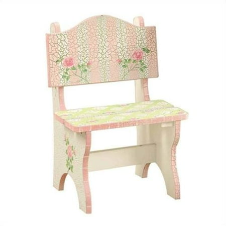 Fantasy Fields Crackled Rose Mini Chair