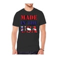 thumbnail image 1 of Mens Made in USA Short-Sleeve T-Shirt - Slate - Large, 1 of 1