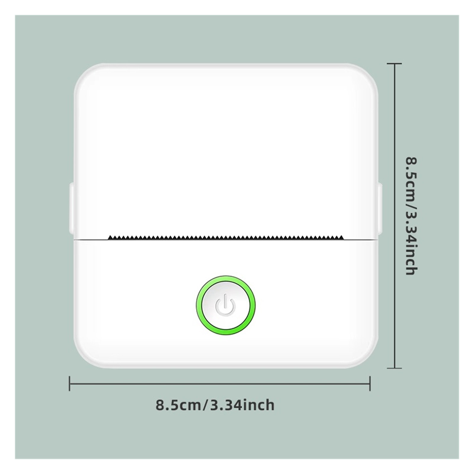 Mini HD Portable Label Thermal Printer Endurance Bluetooth Printer for Student Error Title Note