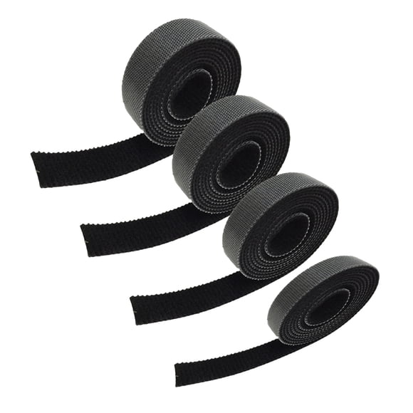 4 piezas prácticas correas de cable de cable reutilizables empates de cable de nylon convenientes organizadores de alambre de cable para gestión de cables (10 mm+2.5 mm+14.5 mm+20 mm)