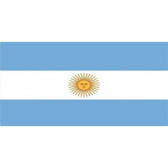 Argentina Flag Photo License Plate