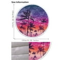 thumbnail image 6 of JingChun Round Printed Beach Towel Microfiber Shawl Beach Towel Beach Mat, Beach Towels Oversized Sand Free Quick Dry Hippie Boho Circle Bath Towel Absorbent Bohemian Beach, 6 of 6