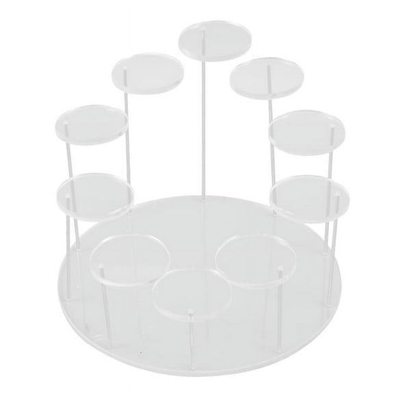 Acrylic Cupcake Holder Stand, Round Cupcake Tower Display Stand, Premium Dessert Stand Cupcake Holders, for Parties