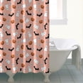 thumbnail image 4 of Pastel Halloween Ghosts Pattern Shower Curtain 72"x72" ,Bathroom Decorative Shower Curtains Set with 12 Hooks,Modern Waterproof Washable Shower Curtain, 4 of 6