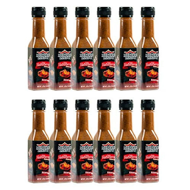 Mexico Lindo Habanero Hot Sauce Xxxtra Hot | 83,200 Scoville Level | Mix of Habanero, Tatemados & Spices | Perfect for Quesadillas, Soups & Nachos | 5 ...