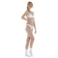 thumbnail image 4 of 12 Pairs of Women's Cotton Casual Crew Socks, Solid Colors, Ladies Athletic (White, Size 9-11), 4 of 4