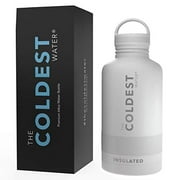 Coldest Sports Water Bottle - 21 oz,(Loop Lid) Leak Proof, Vacuum Insulated Stainless Steel, Double Walled, Thermo Mug, Metal Canteen