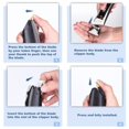 thumbnail image 4 of TEMPSA Hair Clipper Beard Trimmer Ceramic Blade Rechargeable Cordless, 4 of 4