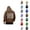 Brown, variant on Faith Over Fear Hoodies for Men 2025 Long Sleeve Christian Hooded Sweatshirt with Pockets Pullover Hoody Mens Hoodies