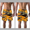 thumbnail image 3 of luoweisi Men's Beach Shorts Quick Dry Swim Trunks with Mesh Lining Crocodile 2XL, 3 of 5