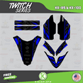 thumbnail image 4 of Kalair GFX Graphics Kit for Kawasaki KX100 (2014-2021) Twitch Series, 4 of 5
