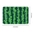 thumbnail image 3 of KLL Green Stripes Of Watermelon Print Front Door Mat Indoor Outdoor Entrance, Non-Slip Mat All-Weather Doormat Indoor Outdoor Rug Patio Porch Entryway Mat, 23.6''x15.7'', 3 of 7