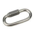 thumbnail image 2 of Carabiner Quick Link Strap Connector Steel Chain Repair Shackle D-Shape Rigging, 2 of 9