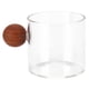 thumbnail image 2 of Taza De Café De Vidrio, Taza De Café Transparente Con Mango De Bola De Madera Resistente A Altas Temperaturas Para Bar Para Oficina Para Fiesta, 2 of 8