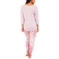 thumbnail image 3 of Munki Munki Snoopy Tie-Dyed Pajama Set Pink Size X-Large, 3 of 3