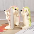 thumbnail image 2 of MasteelfCA 3pcs Creative Toothbrush Holders Multi-function Storage Racks Hedgehog Design Toothbrush Organizer (Flower), 2 of 7