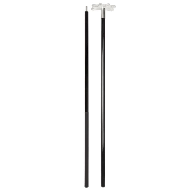 ASKA AB1 58" Blue Fiberglass Bridge Cue with Transparent Rake Head – 2-Piece Billiard Stick