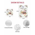 thumbnail image 7 of Spring Easter Kitchen Dish Towels for Drying Dishes Set of 2, Colorful Eggs Daisy Flowers Basket Butterfly Waffle Weave Microfiber Hand Tea Bathroom Towels Quick Dry & Absorbent Towel 12x12, 7 of 7