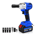 thumbnail image 2 of Llave De Impacto  Bloosom Inalámbrico Electrica 6ah Bateria 420n.m Azul, 2 of 4