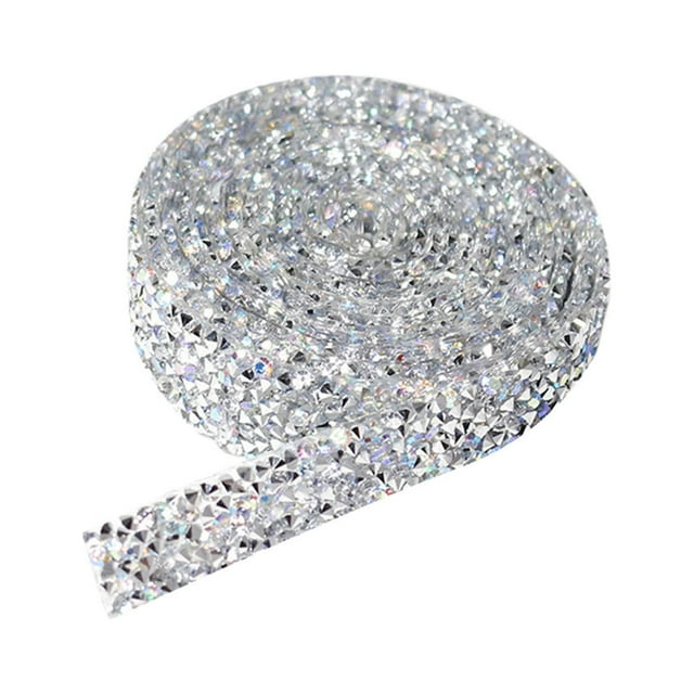 Tyeign Self-adhesive Crystal Crafts Ribbon Wedding Cake Birthday Decorations, Party Supplies - Event Craft Decoration