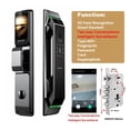 thumbnail image 3 of Electronic Automatic Smart Door Lock 3D Face Recognition Fingerprint Keyless Password Wifi Camera Rfid Card Home Lock ,Easy Installation, 3 of 7