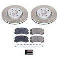 thumbnail image 2 of PowerStop Front Semi-Coated Rotor and Low-Dust Ceramic Brake Pad Kit SC1092, 2 of 3