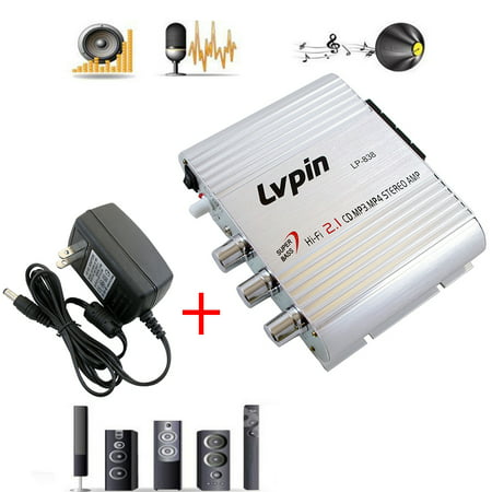 New Lvpin Mini Hi-Fi Stereo Amplifier Amp Radio MP3 200W 12V With (Best Mini Tube Amp)