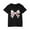 Black, variant on GERsome Toddler Boys Short Sleeve Shirt Unisex Kids Crewneck Soft Cotton T-Shirt Casual Graphic Summer Top Clothes Girls T-Shirts Sizes 3-10 Years, 1-Pack