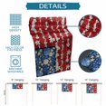 thumbnail image 6 of 4th of July Floral Table Runner 72 Inches, Country Blue Red Poppy American Flag Bed Runner Dresser Scarves Tabletop for Indoor Outdoor Parties/Ceremony/Banquet, 16" x 72", 6 of 9