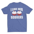 thumbnail image 2 of Distressed Funny Fishing Shirt I Like Her Bobbers, 2 of 3