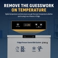 thumbnail image 3 of Newair 5 Cu. Ft. Mini Deep Chest Freezer and Refrigerator in Cool Gray with Digital Temperature Control, Fast Freeze Mode, 3 of 12