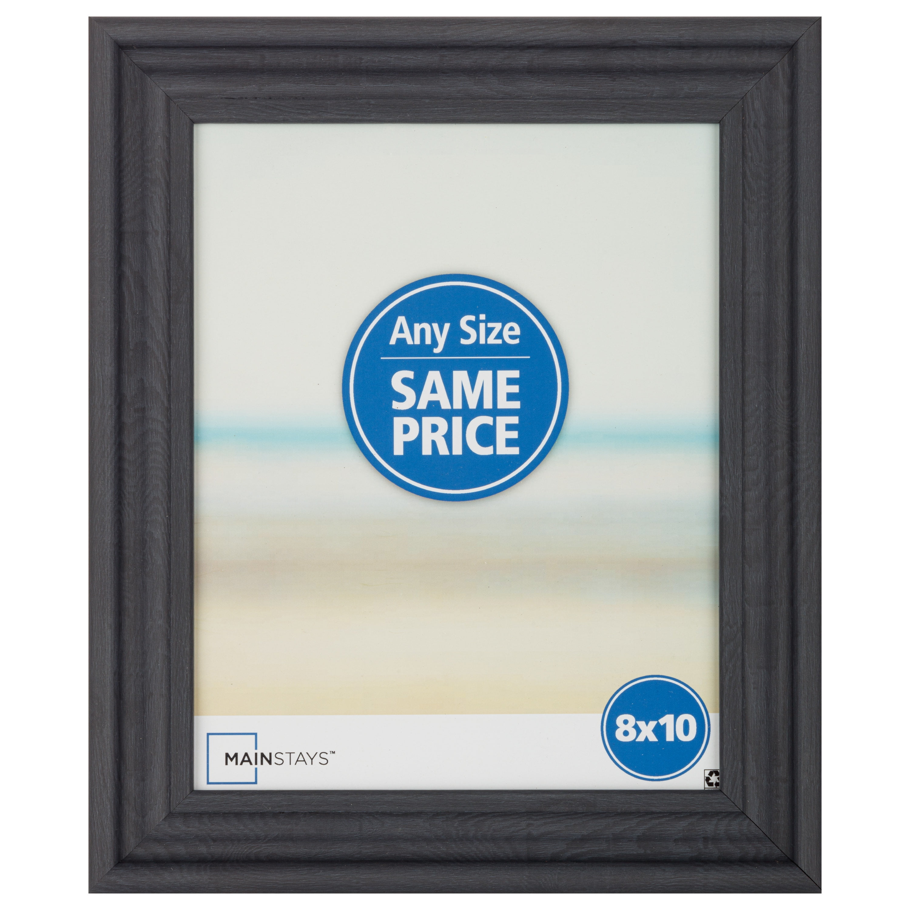 Mainstays 8x10 Rustic Navy Tabletop Picture Frame