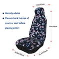 thumbnail image 4 of Yiaed Love Butterflies Print Car Seat Covers,Universal Auto Seats Protector Fits for Car,SUV Sedan,Truck,Automotive Seat Covers & Accessories(Two packs), 4 of 7