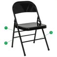 thumbnail image 1 of Bowery Hill Chaise Pliante en Métal Noir, 1 of 4