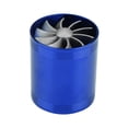 thumbnail image 1 of SOBREALIMENTOR DE ENTRADA DE AIRE TURBO Universal, Turbonador de Doble Ventilador para Alcalde Potencia y Mejor Eficiencia de Combustible. Material de aluminio ligero y, 1 of 7