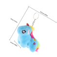 thumbnail image 2 of AURARMLET 1Set Plush Toy Pendant Stuffed Animal Chain Soft Plush Unicorn Shape For Teen Girls Everyday Use, 2 of 6