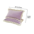 thumbnail image 3 of Fridja 2 Pack Microfiber Pillow Cases, Solid Color Super Soft Skin-friendly Pillowcases, Wrinkle, Fade and Stain Resistant Machine Washable Pillow Covers for Home Dorm, 20x30, Navy, 3 of 6