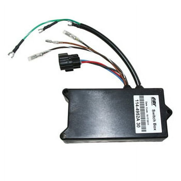 Switch Box Mercury 25hp 2cyl Pro #: 4952A30 X-Ref #: 18495A9 18495A14, 18495A20, 18495A21, 18495A30, 4952K1
