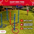 thumbnail image 7 of SWOOC Games - King Toss™ | Giant Ring Toss Game for Kids and Adults (4ft x 4ft) | Weatherproof Giant Outdoor Games for Adults and Family | Backyard Games | Giant Yard Games | Outside Lawn Games, 7 of 7