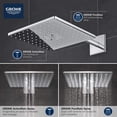 thumbnail image 2 of Grohe 26504000 Rainshower 310 SmartActive Cube Shower Head Set 2 Sprays, 2 of 5