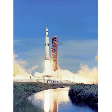 Laminated Poster Apollo 15 Saturn V Rocket Launch Nasa Poster Usa Space Historical Posters S Poster Print 11 X 17 - saturn v free printable model rocket skins