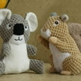 thumbnail image 3 of Pet Toy Adorable Appearance Wear Resistant 2 Styles Funny Animal-shape Dog Stuffed Toy with Squeaky Device for Puppy Shop, 3 of 8