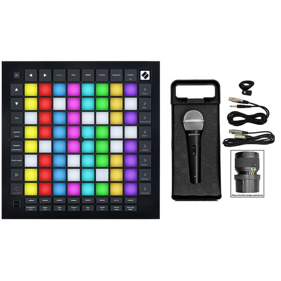 Novation Launchpad Pro MK3 Ableton Live USB MIDI RGB 64-Pad DJ Controller Mic